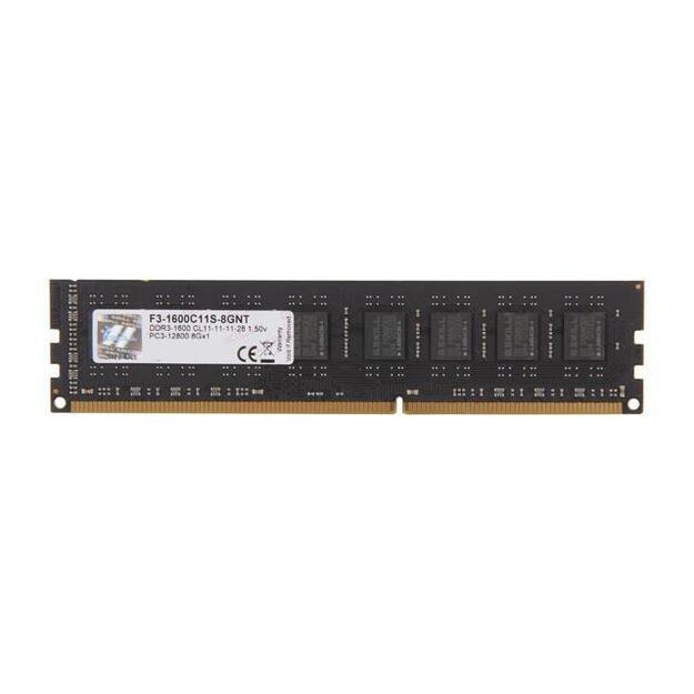 Operatyvioji atmintis (RAM) MEMORY DIMM 8GB PC12800 DDR3/F3-1600C11S-8GNT G.SKILL
