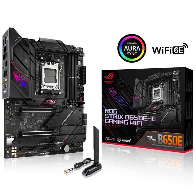 Pagrindinė plokštė MB AMD B650 SAM5 ATX/STRIX B650E-E GAMING WIFI ASUS