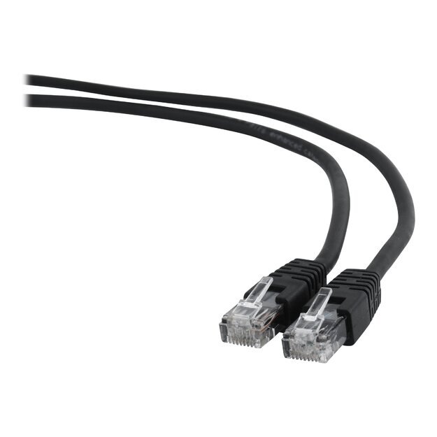 GEMBIRD PP6U-1M/BK Gembird UTP Cat6 Patch cord, 1 m, black