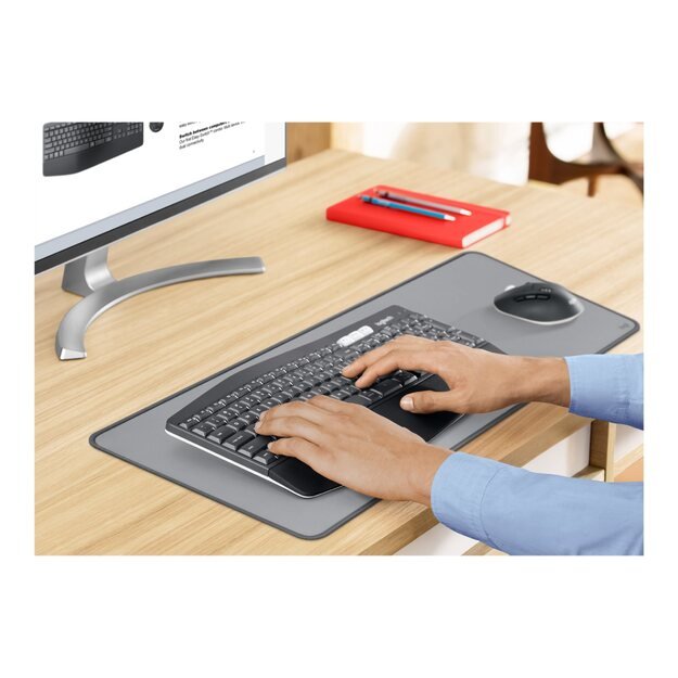 Pelės kilimėlis LOGITECH Desk Mat Studio Series - MID GREY - NAMR-EMEA