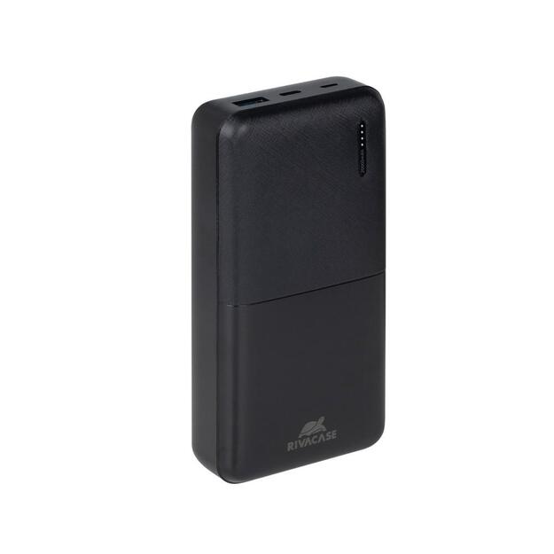 Išorinė baterija USB 20000MAH/BLACK VA2571 RIVACASE