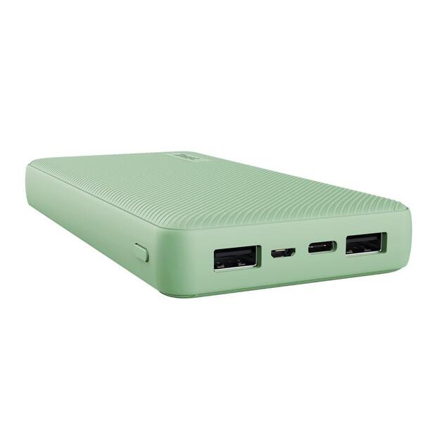 POWER BANK USB 20000MAH/PRIMO GREEN 25027 TRUST