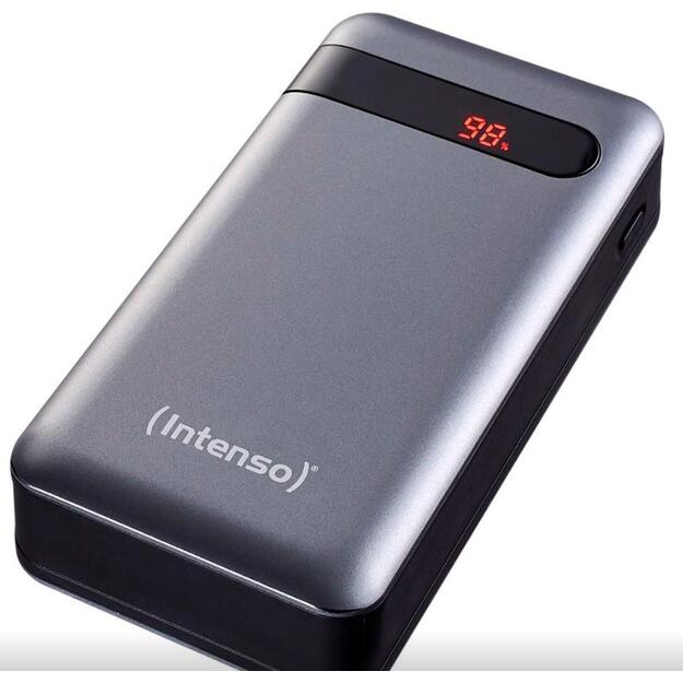 Išorinė baterija USB 20000MAH QC3.0/ANTHRACITE PD20000 INTENSO
