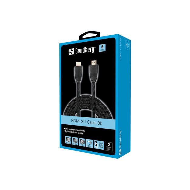 SANDBERG HDMI 2.1 Cable 8K 2m