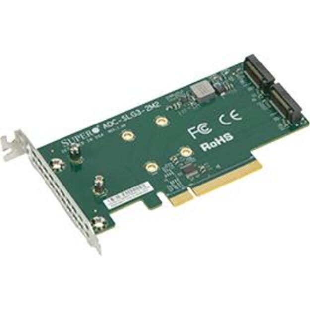 SERVER ACC NVME AOC CARD/AOC-SLG3-2M2-O SUPERMICRO