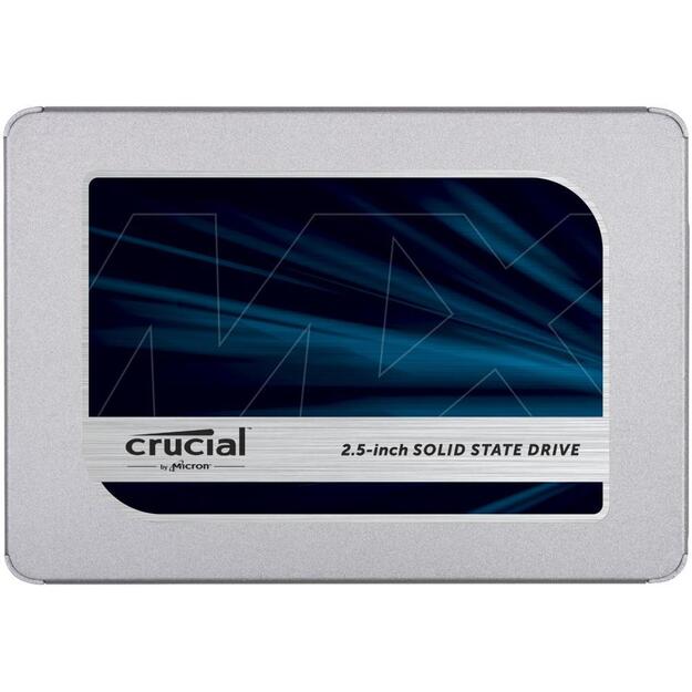 SSD|CRUCIAL|MX500|4TB|SATA 3.0|TLC|Write speed 510 MBytes/sec|Read speed 560 MBytes/sec|2,5 |TBW 1000 TB|MTBF 1800000 hours|CT4000MX500SSD1