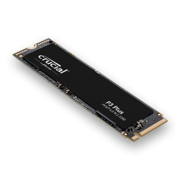 SSD|CRUCIAL|P3 Plus|2TB|M.2|PCIE|NVMe|3D NAND|Write speed 4200 MBytes/sec|Read speed 5000 MBytes/sec|TBW 440 TB|MTBF 1500000 hours|CT2000P3PSSD8