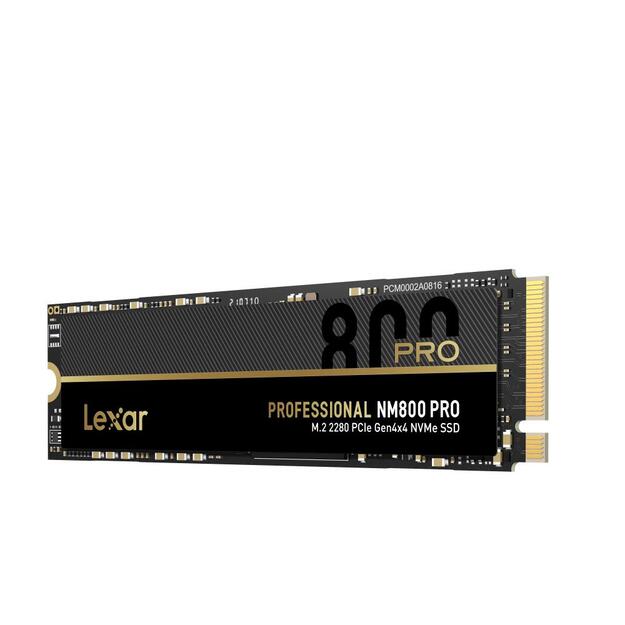 SSD|LEXAR|NM800PRO|2TB|M.2|PCIe Gen4|NVMe|3D TLC|Write speed 6500 MBytes/sec|Read speed 7500 MBytes/sec|TBW 2000 TB|MTBF 1500000 hours|LNM800P002T-RNNNG