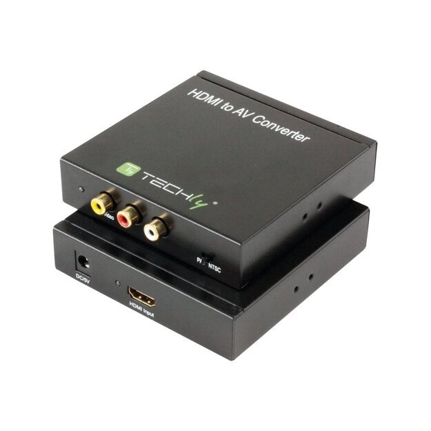 TECHLY 301672 HDMI to RCA composite video + audio stereo L/R converter adapter F/F