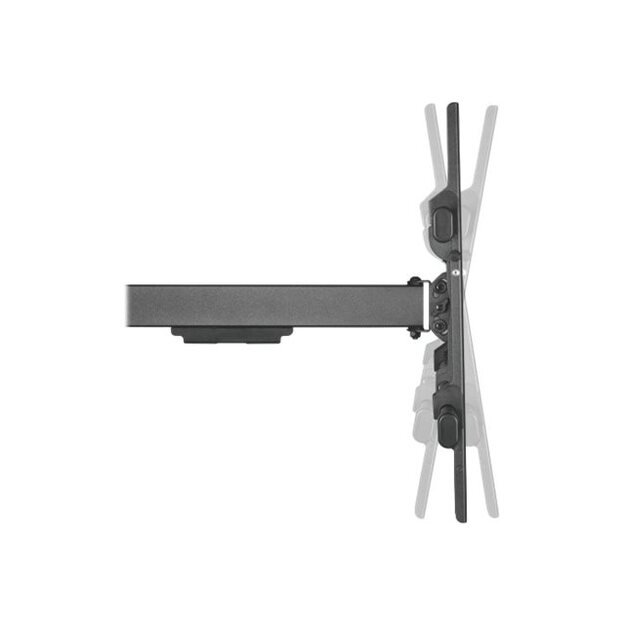 Televizoriaus laikiklis sieninis TECHLY Wall Bracket Extendable Arm up to 1015 mm for LCD 43-80inch Black