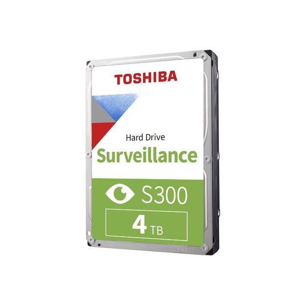 TOSHIBA S300 Surveillance HDD 4TB 3.5inch SATA 5400rpm 256MB 24/7 3yr BULK