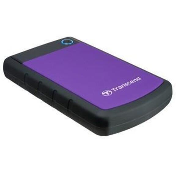 TRANSCEND 4TB StoreJet 25H3 USB 3.0 2.5 Rubber Case Anti-Shock Purple