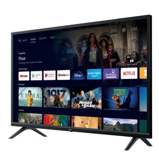 TV Set|TCL|32 |HD|1366x768|Wireless LAN|Bluetooth|Android TV|Black|32S5201
