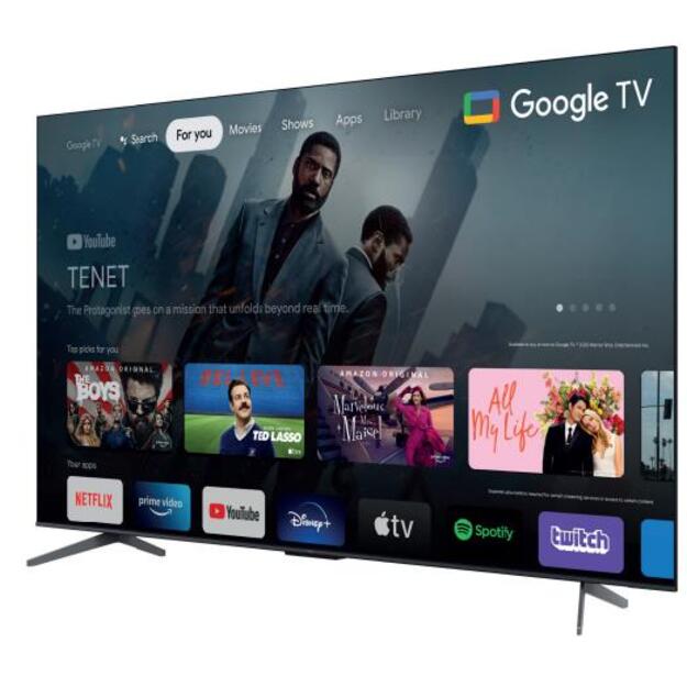 TV Set|TCL|75 |4K|QLED|3840x2160|Wireless LAN|Bluetooth|Google TV|75C644