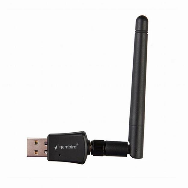 USB belaidžio tinklo Wi-Fi adapteris 300MBPS HIGH/POWER WNP-UA300P-02 GEMBIRD