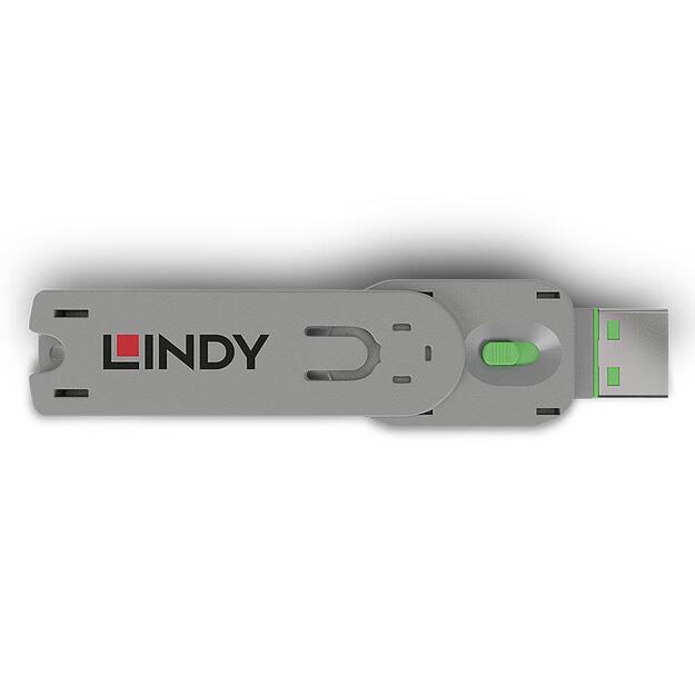 USB PORT BLOCKER KEY/GREEN 40621 LINDY