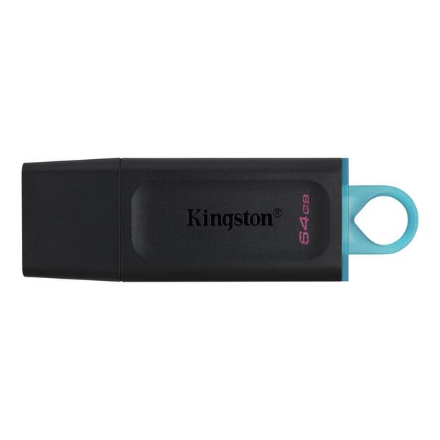 USB raktas KINGSTON 64GB USB3.2 Gen 1 DataTraveler Exodia Black + Teal