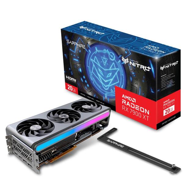 Vaizdo plokštė SAPPHIRE NITRO+ RADEON RX7900XT GAMING OC VAPOR-X 20GB GDDR6 2xHDMI 2xDP