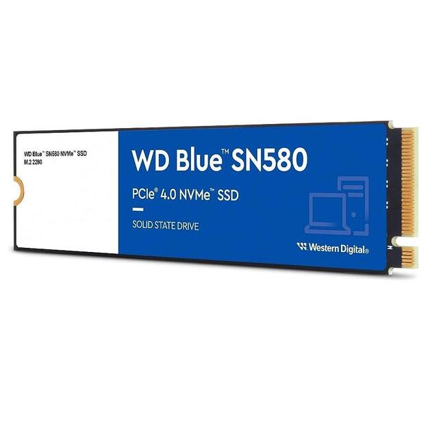 WD Blue SN580 NVMe SSD 2TB M.2 PCIe Gen4