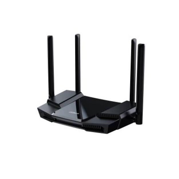 Wireless Router|DAHUA|Wireless Router|1800 Mbps|Wi-Fi 6|IEEE 802.11 b/g|IEEE 802.11n|IEEE 802.11ac|IEEE 802.11ax|3x10/100/1000M|LAN \ WAN ports 1|AX18