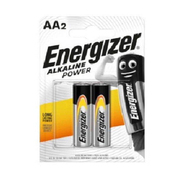 Alkaline battery ENERGIZER Alkaline power AA LR06 2pcs