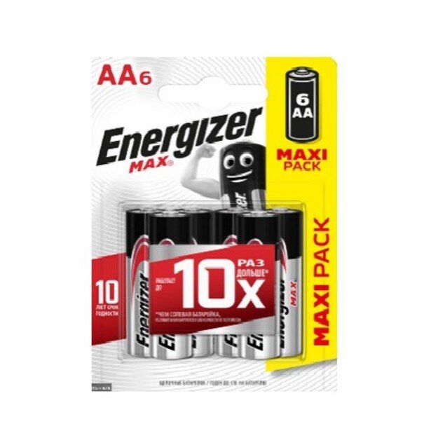 Šarminiai elementai ENERGIZER Max AA LR06 6vnt