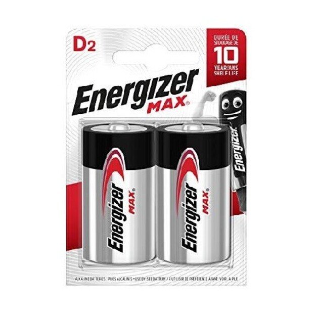 Šarminiai elementai ENERGIZER Max D LR20 2vnt