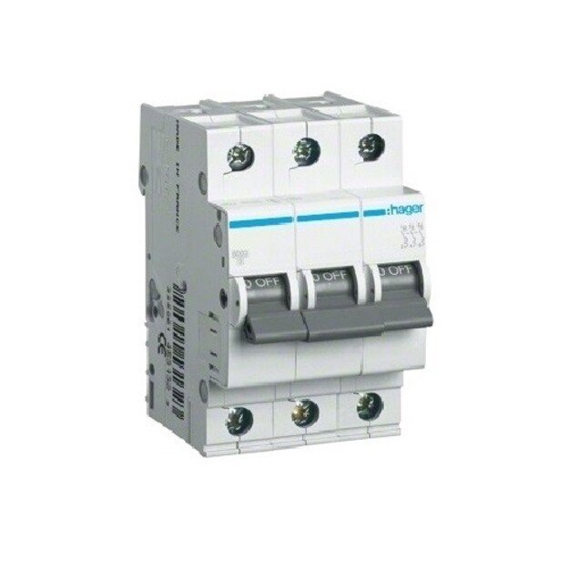 Miniature circuit breaker 3-pole 6kA C-characteristic 32A 3 modules MC332