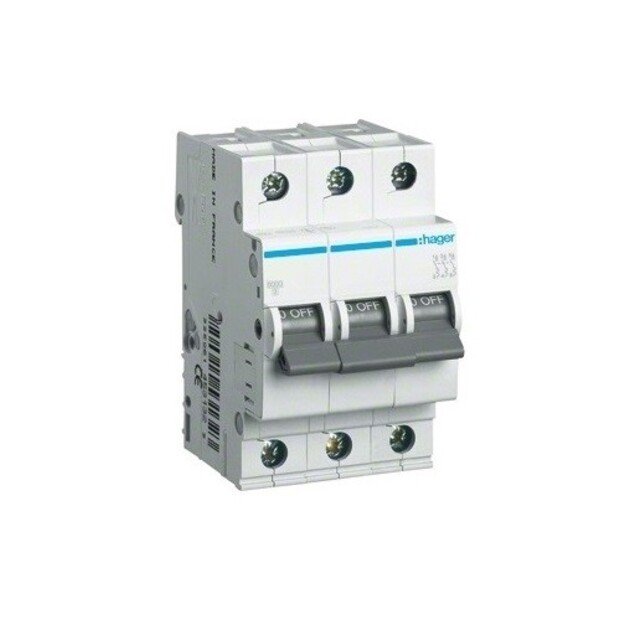 Miniature Circuit Breaker 3-pole 6kA C-characteristic 63A 3 Modules ...