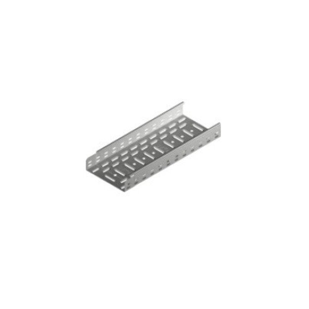 Galvanized perforated metal cable tray 50x42x2000mm 0.5mm BAKS KPR100H42/2
