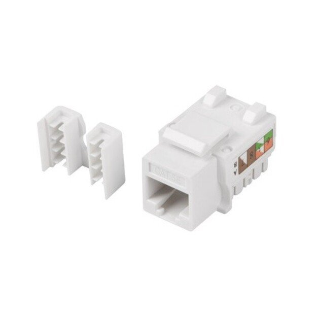 Keystone modulis LANBERG KSU5-1090 RJ45 UTP Cat.5e 90