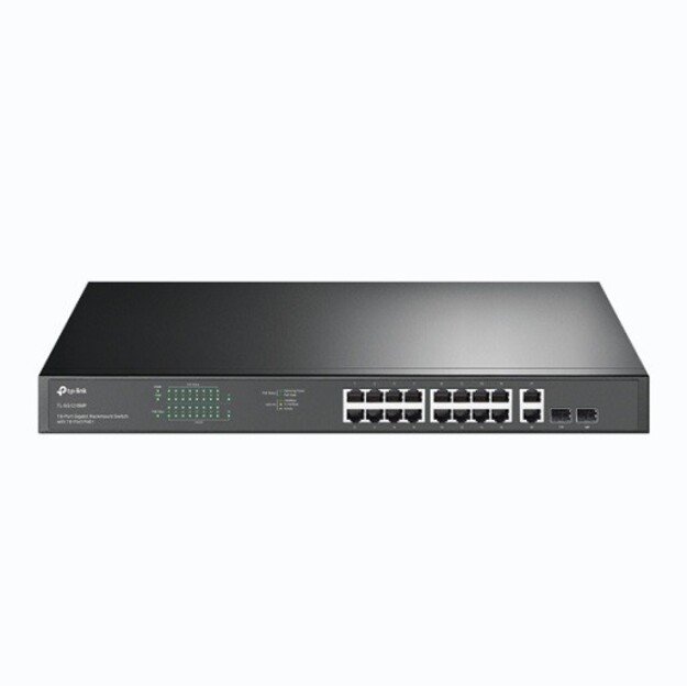 Komutatorius 19 spintai TP-Link TL-SG1218MP 18-port Gigabit PoE+ SFP