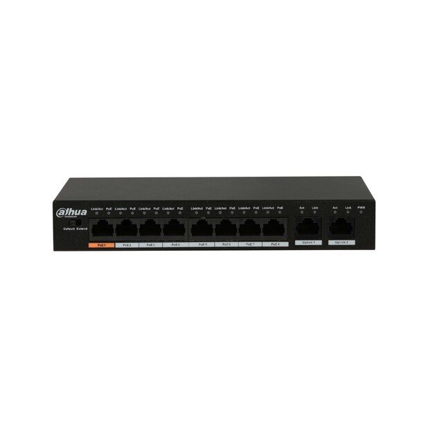 Komutatorius Dahua PFS3010-8ET-96 8-port PoE