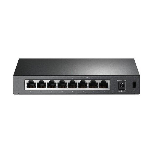 Komutatorius TP-Link TL-SF1008P desktop 8-port 4-port PoE 10/100Mbps