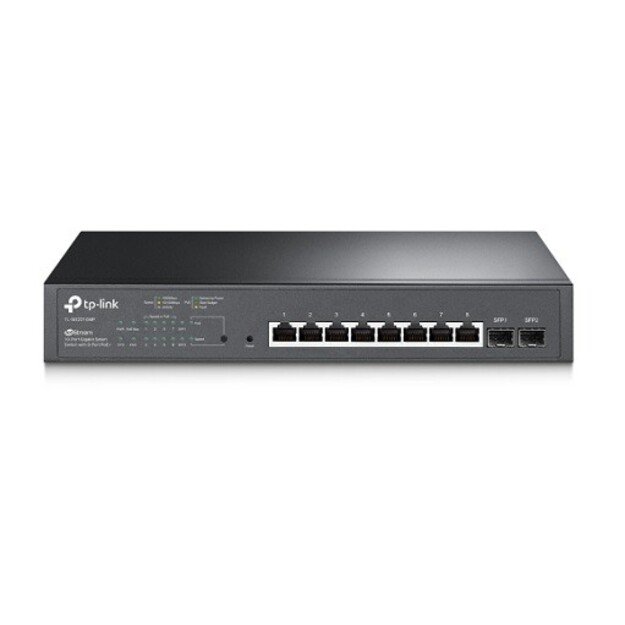 Komutatorius TP-Link TL-SG2210MP Smart L2 8-port Gigabit PoE+ SFP