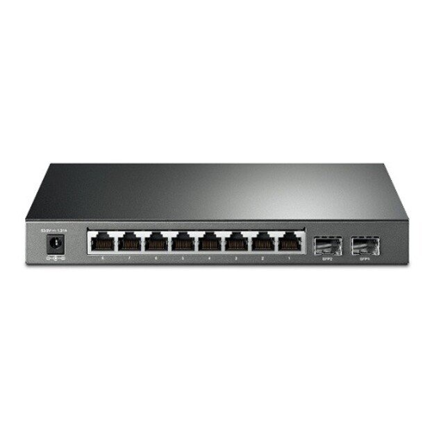 Komutatorius TP-Link TL-SG2210P Smart L2+ 8-port Gigabit PoE+ SFP