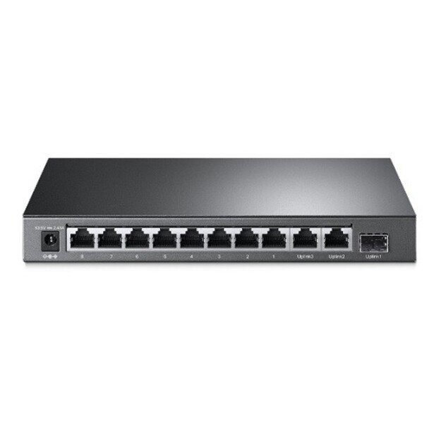 Komutatorius TP-Link TL-SL1311MP 8-port 10/100 + 3P Gigabit PoE+ SFP