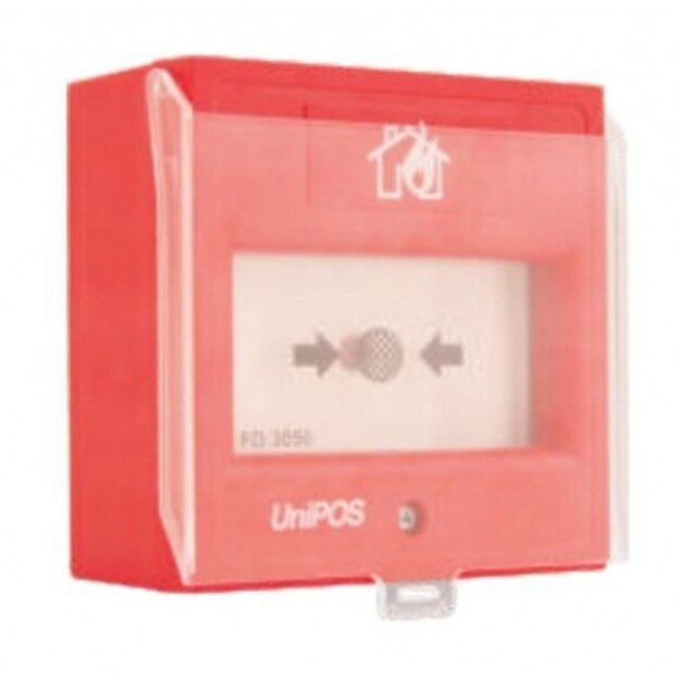 Plastikinis dangtelis gaisriniam mygtukui FD7150 ir FD3050 UniPOS FD7150/COVER