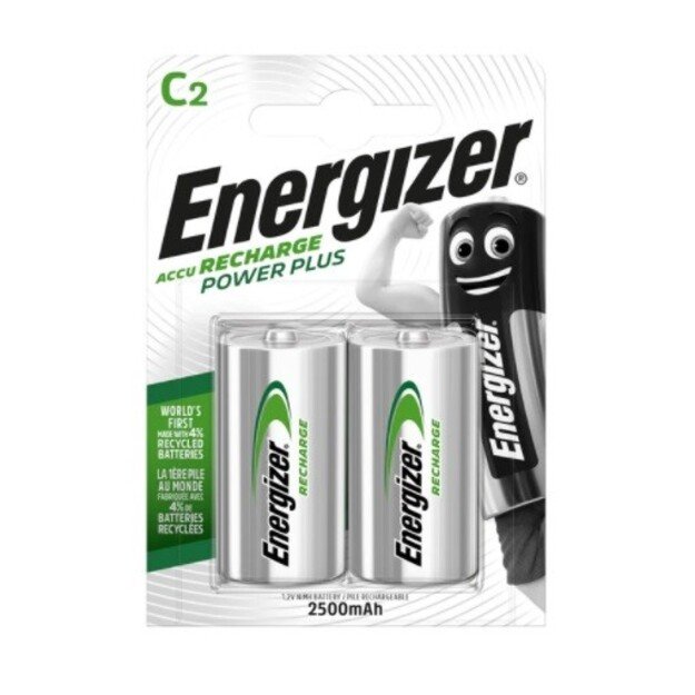 Įkraunami elementai ENERGIZER Recharge C 2500mAh 2vnt