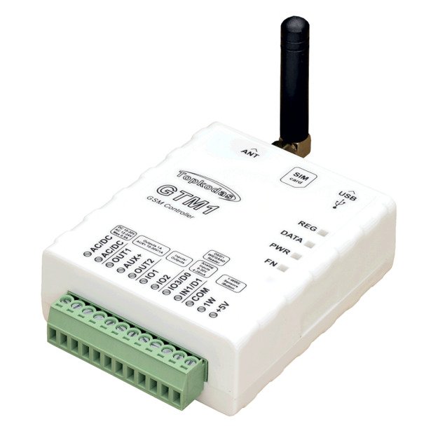 GTM1 multi-purpose GSM controller DIN 4G/LTE/CAT1 Topkodas