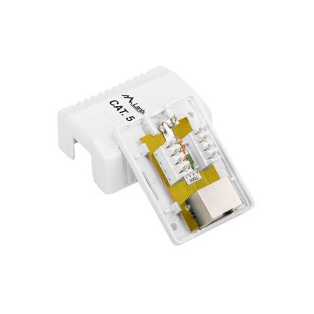 Vieno lizdo v/t FTP dėžutė LANBERG OS5-0001-W RJ45 Cat.5e