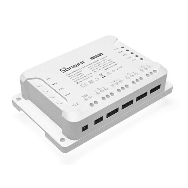 4-gang Wi-Fi smart switch with RF 433MHz control SONOFF 4CHPROR3