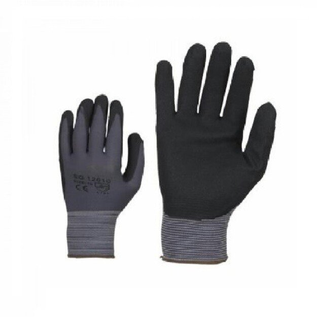 Work gloves coated size 10 black