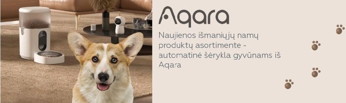Aqara gamintojo automatinė gyvūnų šėrykla 
