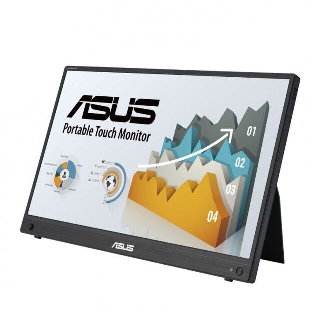 ASUS ZenScreen MB16AHT Portable 15.6inch IPS FHD 10point Touch 16:9 60Hz 250cd/m2 5ms Mini HDMI 2xUSB Type C