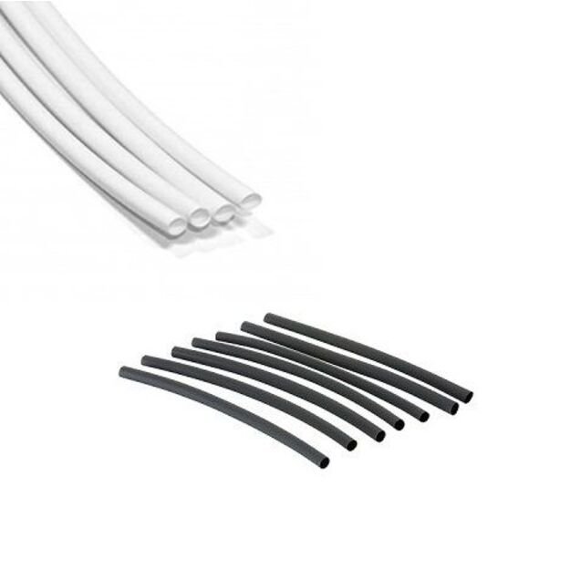 Heat shrink tube 1m 2/3mm black/white